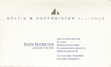 Gültig & Hoffmeister / Alliance